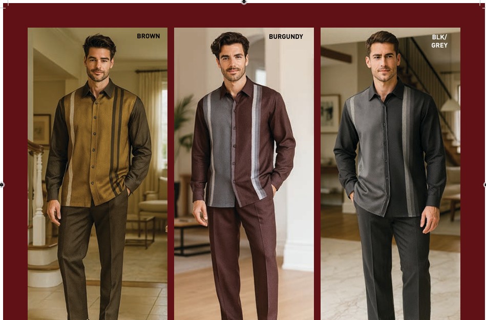 Stacy Adams 15082, Yarn Dye Jacquard Set