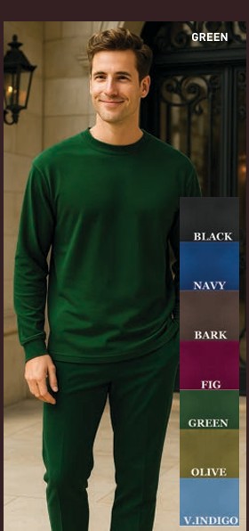 Stacy Adams 5004, L/S Rib Tee