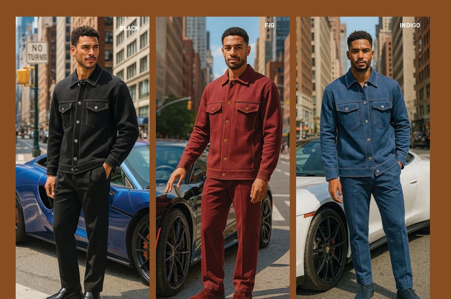 Stacy Adams SW5052, Knit Buttoned Jackets