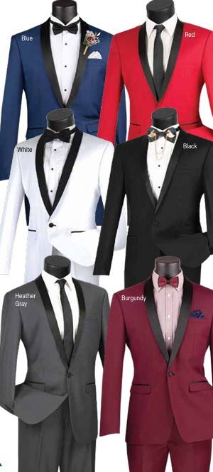 Vinci T-SS, 2 PCS Slim Fit Tuxedo