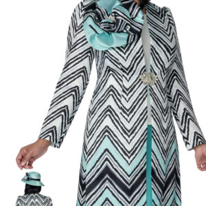 GMI G401773, 3PC Suit - Multi/Blue, 14