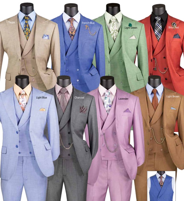 Modern Fit 3-piece suits
