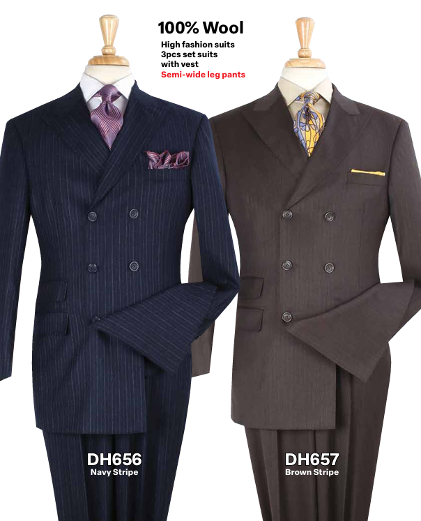 Men's Double-Breasted Suit