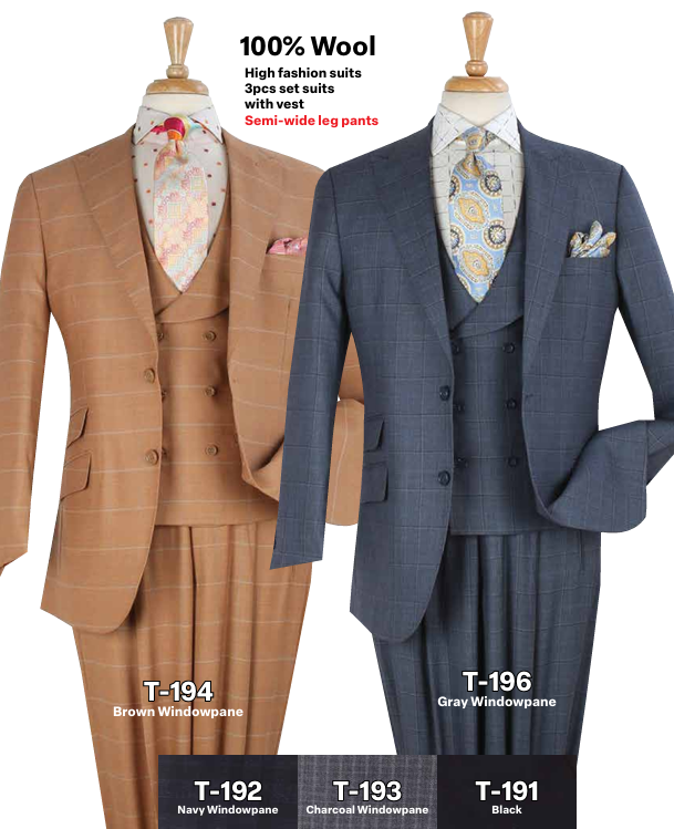 Men's 3-Piece Suits